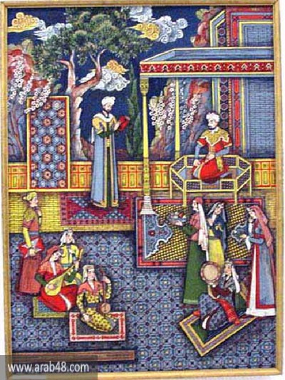 المنمنمات الإسلامية جداريات الفن والحضارة ثقافة وفنون عرب 48