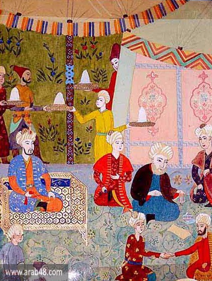 المنمنمات الإسلامية جداريات الفن والحضارة ثقافة وفنون عرب 48