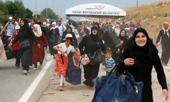 نتيجة بحث الصور عن السوريون في تركيا يعودون إلى الوطن لقضاء عيد الفطر