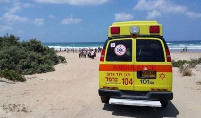 حيفا: إنقاذ رجل من الغرق