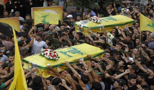 8 قتلى من حزب الله بغارة 