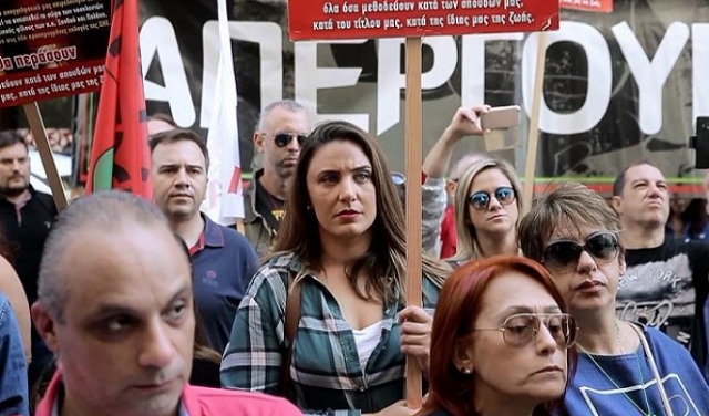 مظاهرات للممرضات ضد التقشف في أثينا