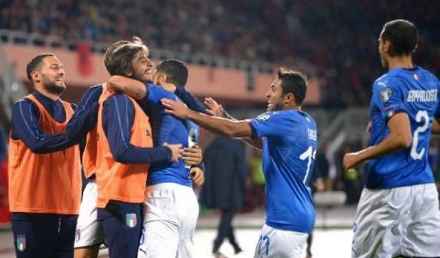 المنتخب الإيطالي يهزم نظيره الألباني بهدف يتيم