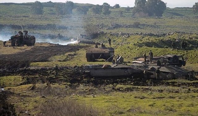 صفارات الإنذار تدوي في معسكر للجيش الإسرائيلي بالجولان المحتل