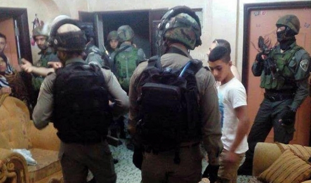 الاحتلال يعتقل 13 مواطنا من الضفة