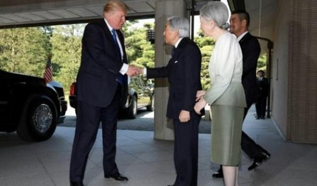 ترامب يزور اليابان ويبدي استعداده للقاء زعيم كوريا الشمالية 