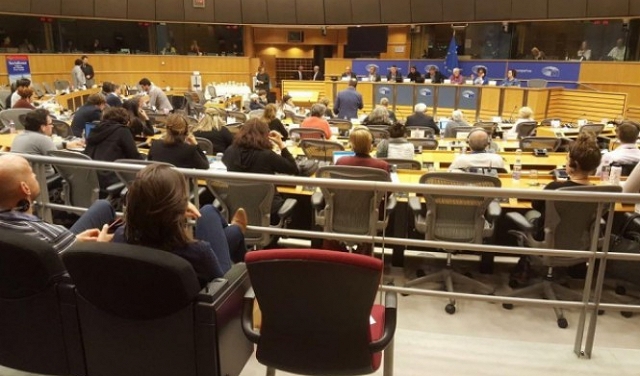 وفد المشتركة يطرح قضايا الجماهير العربية في مقر الاتحاد الأوروبي