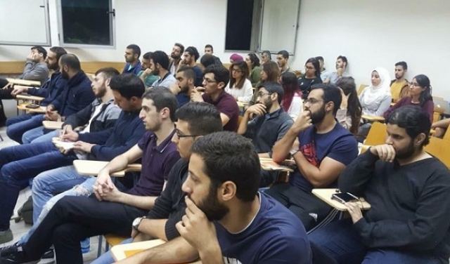 التجمع الطلابي يفتتح نشاطه بندوة سياسية في جامعة تل أبيب