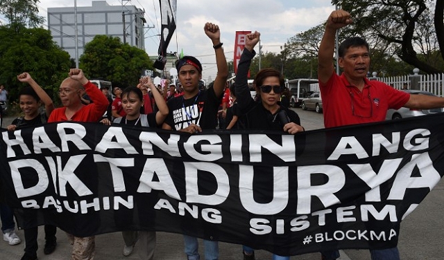 مظاهرات في الفلبين قبيل زيارة ترامب