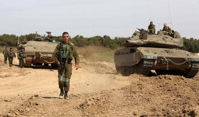 جيش الاحتلال يحشد قواته على حدود قطاع غزة