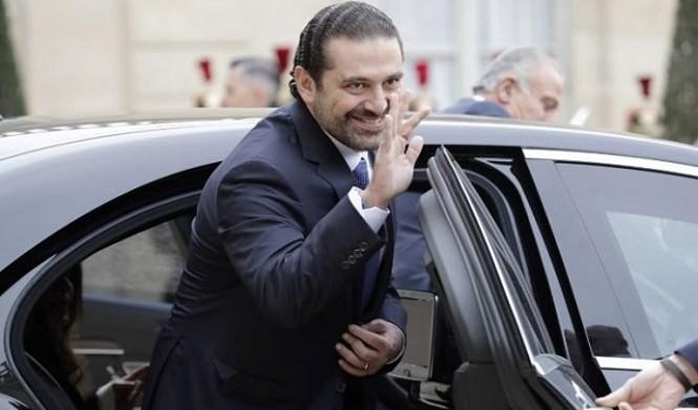 الحريري غادر مصر إلى لبنان