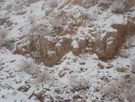 فيديو وصور: تساقط الثلوج الأولى في جبل الشيخ