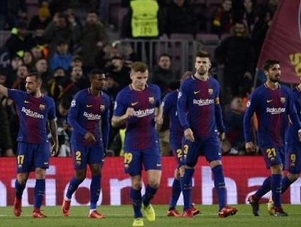 برشلونة يفوز على سبورتينغ لشبونة بهدفين نظيفين