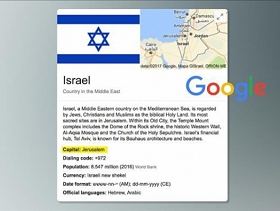 "جوجل" على خطى ترامب: تغيير عاصمة إسرائيل للقدس
