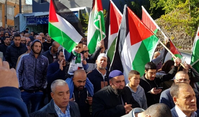 مسيرات غاضبة في البلدات العربية: القدس عاصمة فلسطين