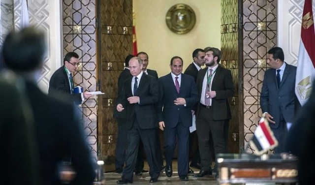 اتفاق مصري روسي على إقامة محطة نووية بقروض روسية