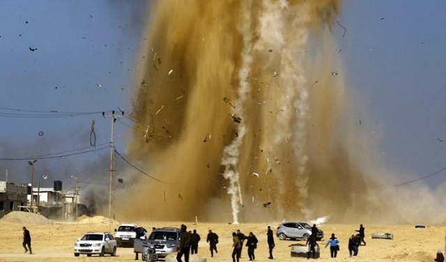 الاحتلال يقصف شرق خانيونس بذريعة الرد على إطلاق صاروخ