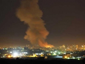 الطيران الحربي للاحتلال يقصف غزة لليوم الثالث على التوالي