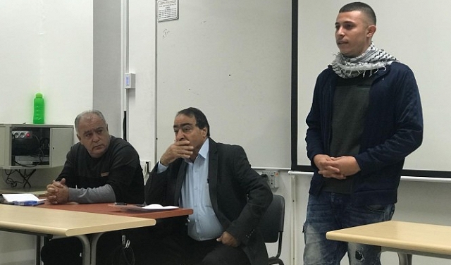 التجمع الطلابي في جامعة حيفا ينظم ندوة عن الانتفاضة