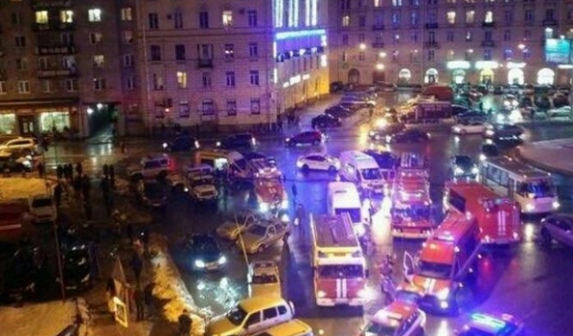 روسيا: 10 مصابين جراء انفجار بمركز تجاري في سان بطرسبورغ