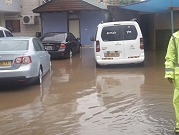 عرابة: مياه الأمطار تحاصر منزل مأهول