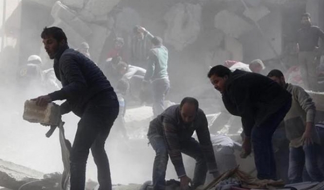 سورية: مقتل 23 مدنيا في الغوطة الشرقية في غارات روسية