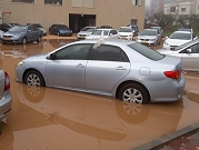 مياه الأمطار تغمر البطوف والبلدات العربية (فيديو وصور)