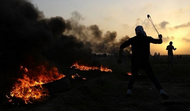 41 إصابة بالمواجهات مع الاحتلال في غزة