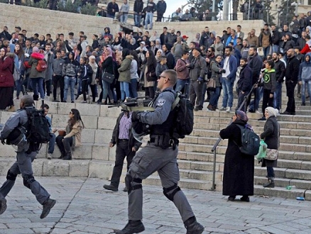 جرحى بقمع الاحتلال تظاهرة بالقدس ومواجهات بكفر قدوم