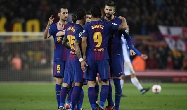 برشلونة يتأهل لنصف نهائي كأس ملك إسبانيا