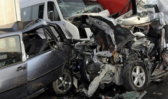 حوادث مصر: مصرع 11 شخصا جراء تصادم 4 سيارات