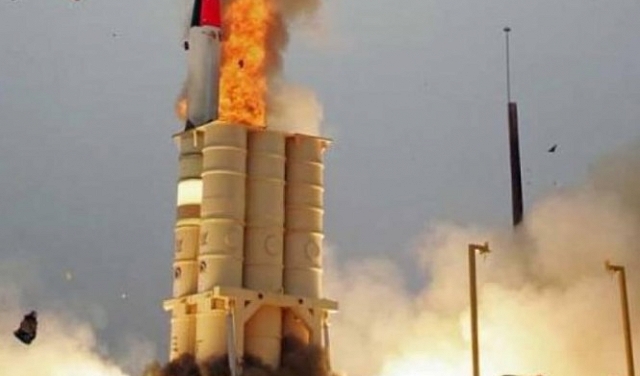  إسرائيل تعلن نجاح تجربة منظومة الصواريخ الاعتراضية 