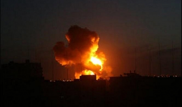 انفجار بغزة والاحتلال يستنفر قواته على الشريط الحدودي