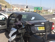 3 إصابات في حادث طرق على مفرق مجد الكروم