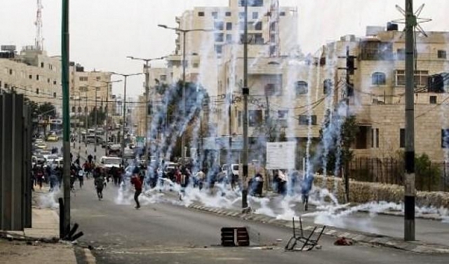 الاحتلال يقمع مسيرة فلسطينية في بيت لحم