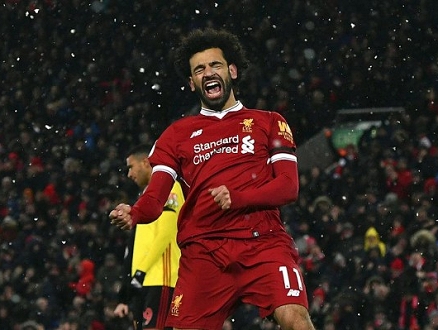 رباعية خرافية لمحمد صلاح بفوز ليفربول على واتفورد