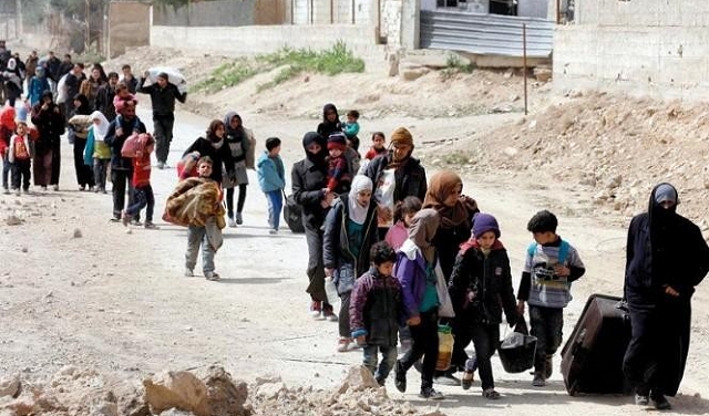 أكثر من 7000 غادروا الغوطة الشرقية صباح اليوم السبت