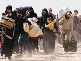 روسيا تهجر المدنيين من دوما السورية وتتربص بالمسلحين
