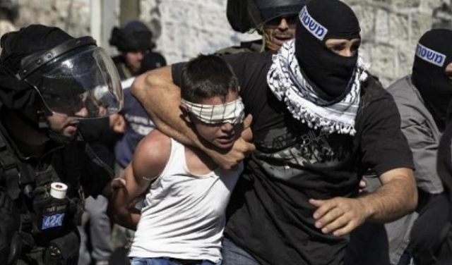 الاحتلال يعتقل 8 فلسطينيين غالبيتهم من الأطفال