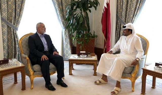 هنية يبحث مع قادة قطر وإيران الاعتداء الدموي على غزة