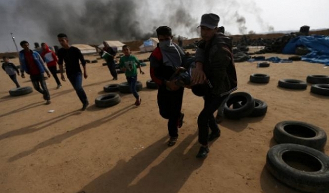 غزة: 44 إصابة بنيران الاحتلال تسبق 