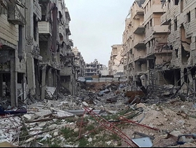 سورية: ارتفاع عدد ضحايا قصف دوما إلى 40