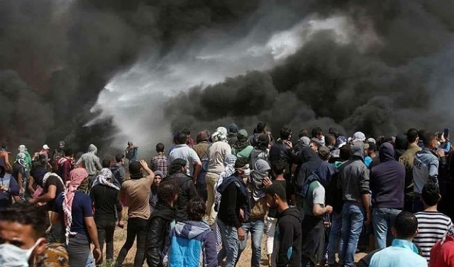 حماس: تهديدات الاحتلال جوفاء ومسيرات العودة متواصلة