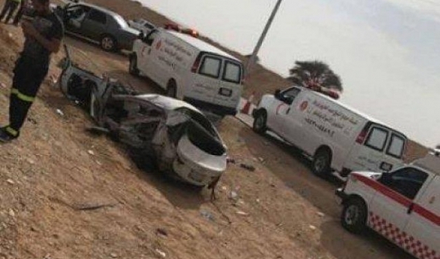 مصرع 9 فلسطينيين بينهم أطفال في حادث طرق بالسعودية