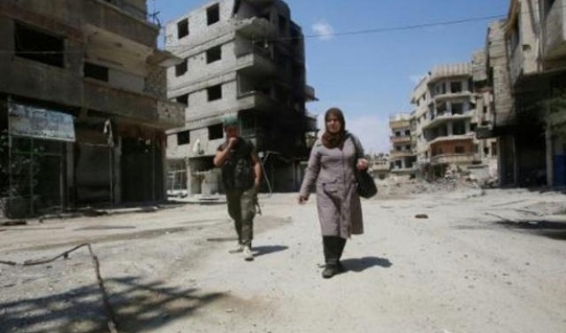 الدمار لا يتيح لأهالي الغوطة الشرقية التعرف على منازلهم