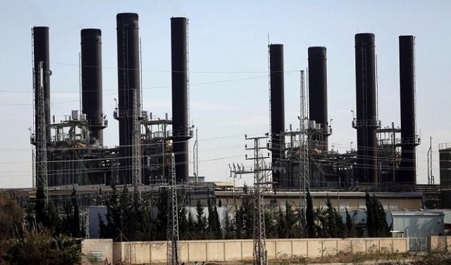 محطة كهرباء غزة تتوقف عن العمل اليوم