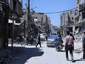 سورية: محققو الأسلحة الكيميائية يدخلون دوما بعد تفجير ملغمتين