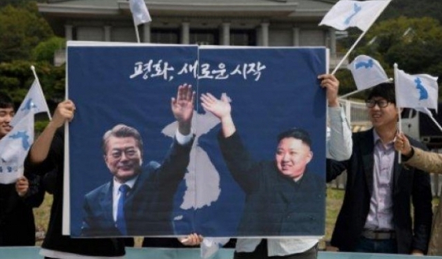 الزعيمان الكوريان الشمالي والجنوبي يجمتعان الجمعة عند الخط الفاصل