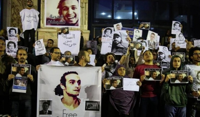 شوكان: مصور مصري مسجون يحصل على جائزة حرية الصحافة