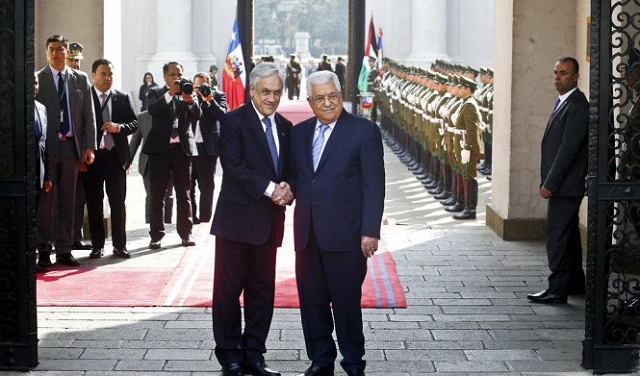 تشيلي تعلن دعمها لمساعي إقامة الدولة الفلسطينية